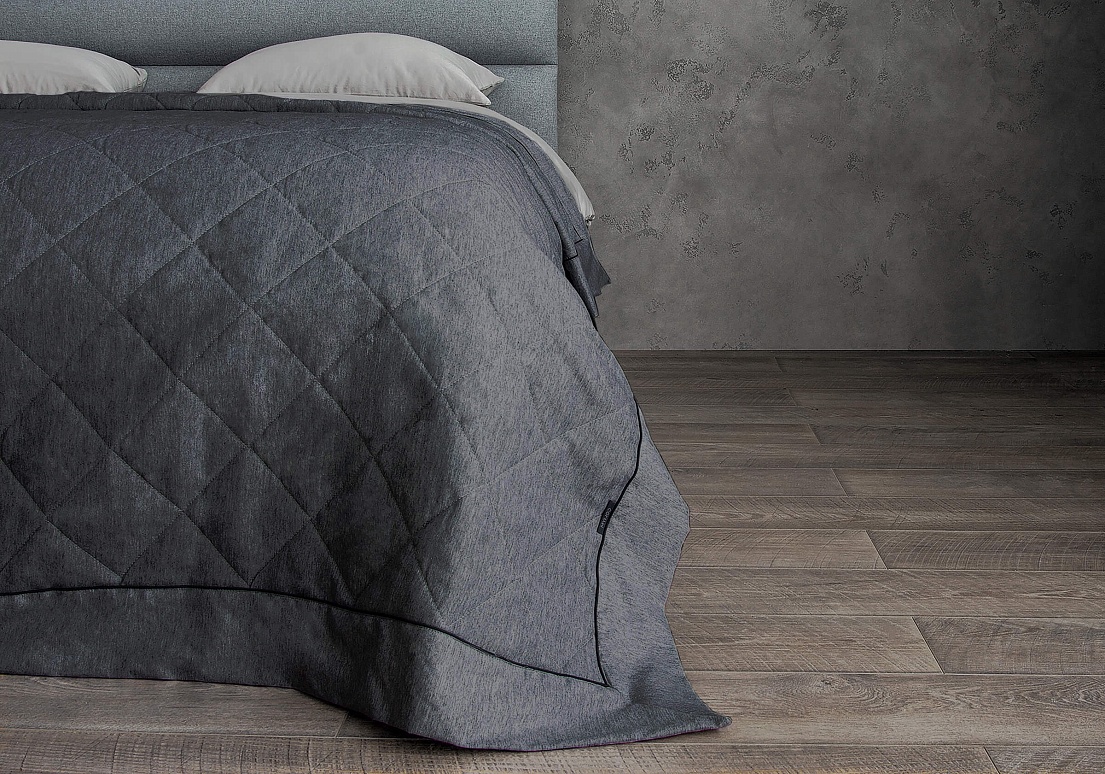 Покрывало Palermo темно-серый